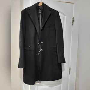 Corneliani ID Mens Black Coat